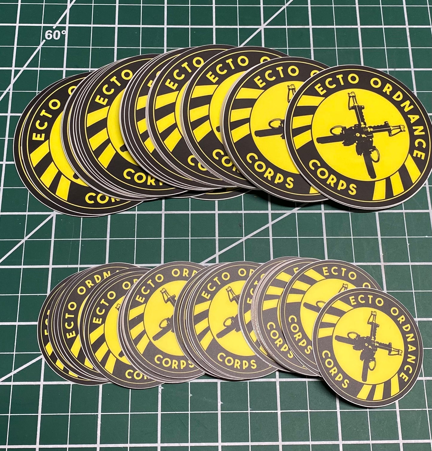 Ecto Ordnance™ Sticker Bundle 3" & 2" and Pin Combo (EOSP)