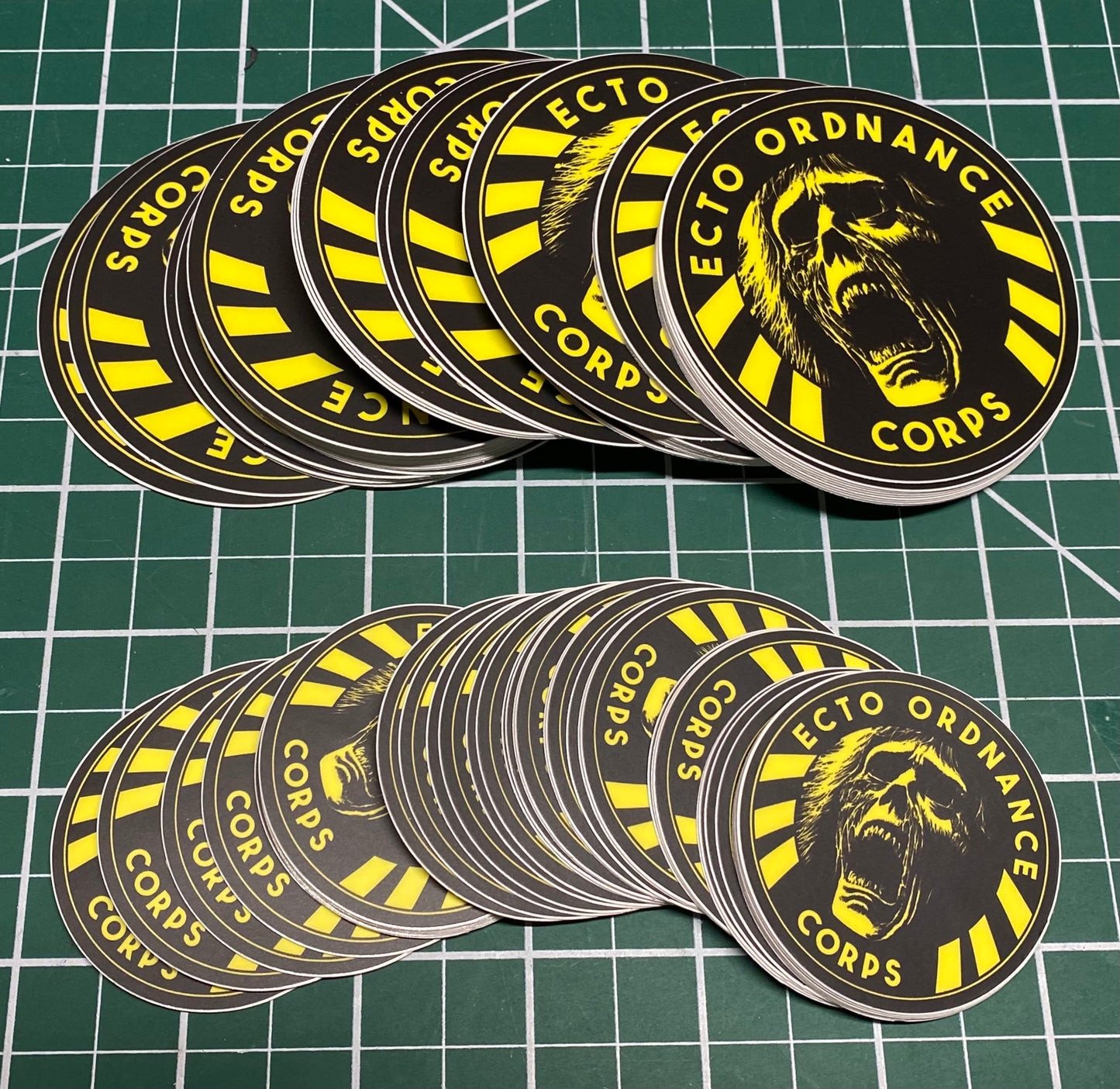 Ecto Ordnance™ Sticker Bundle 3" & 2" and Pin Combo (EOSP)