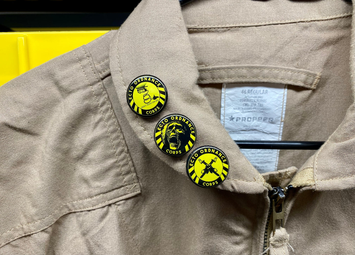 Ecto Ordnance™ Sticker Bundle 3" & 2" and Pin Combo (EOSP)