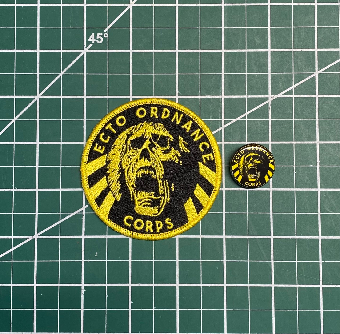 Ecto Ordnance Corps™ Patch 3" and 1'' Pin (EOPP)