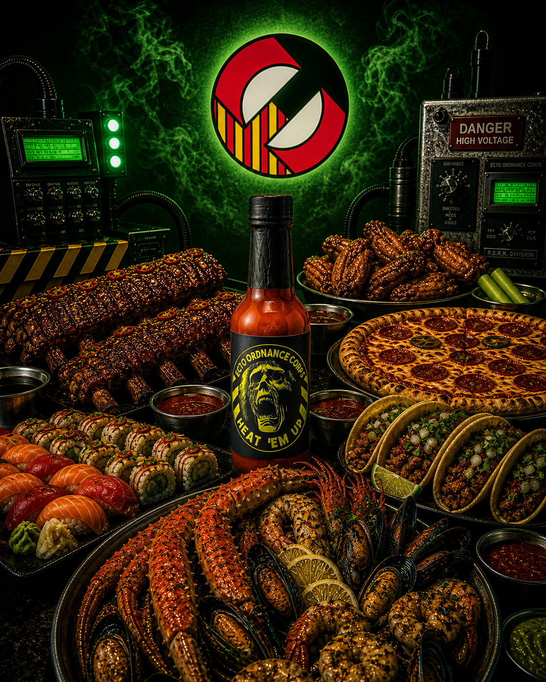 Ecto Ordnance Hot Sauce "Heat 'Em Up" Gluten Free