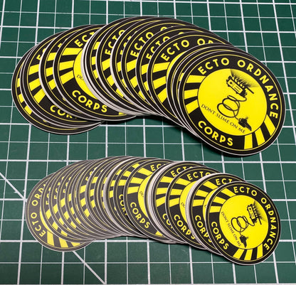 Ecto Ordnance™ Sticker Bundle 3" & 2" and Pin Combo (EOSP)