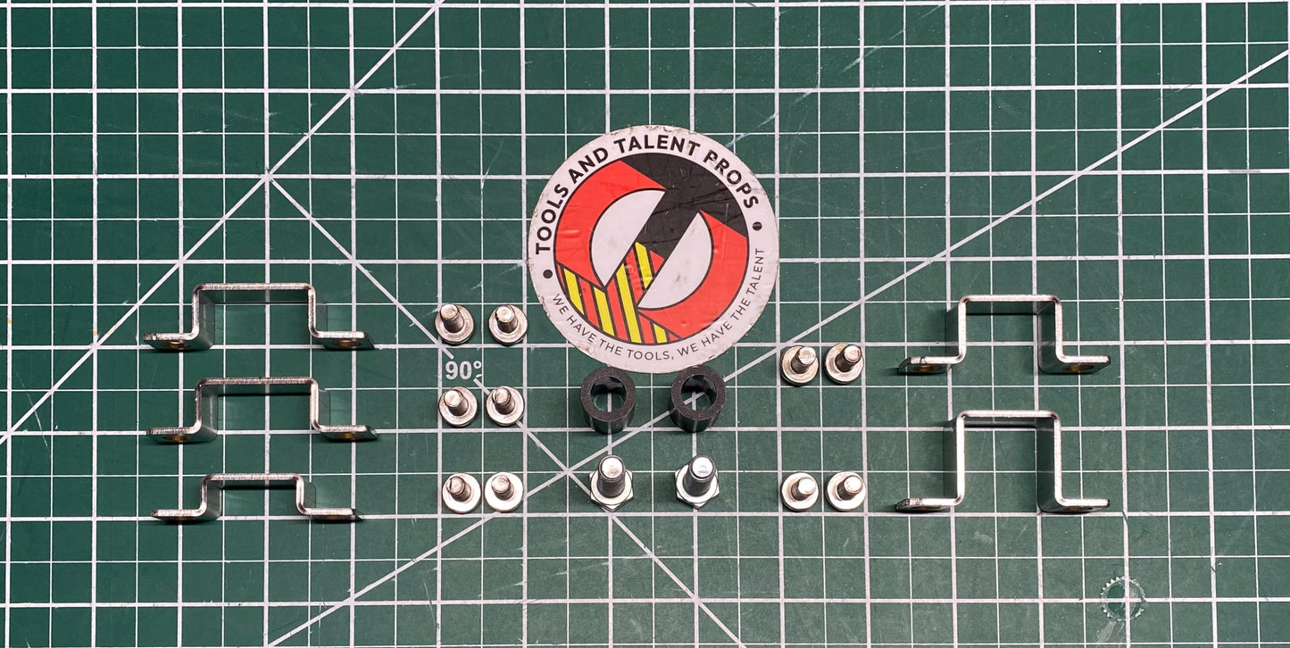 Proton Pack Alice Frame Mounting Brackets and Hardware